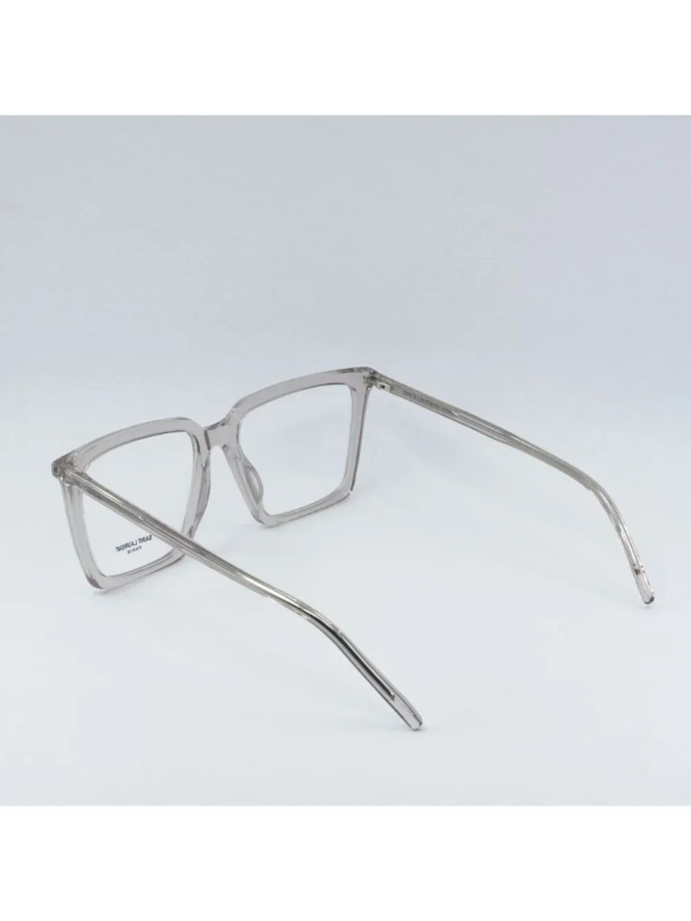 Saint Laurent SL474OPT 003 Eyeglasses Transparent Nude 56mm Square Frame